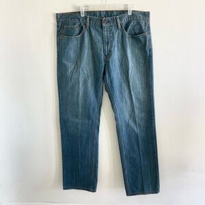 Levis 559 Jeans Mens 38x34 Blue Relaxed Straight Medium Wash Denim
